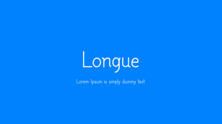 Longue Font