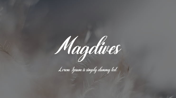 Magdives Font