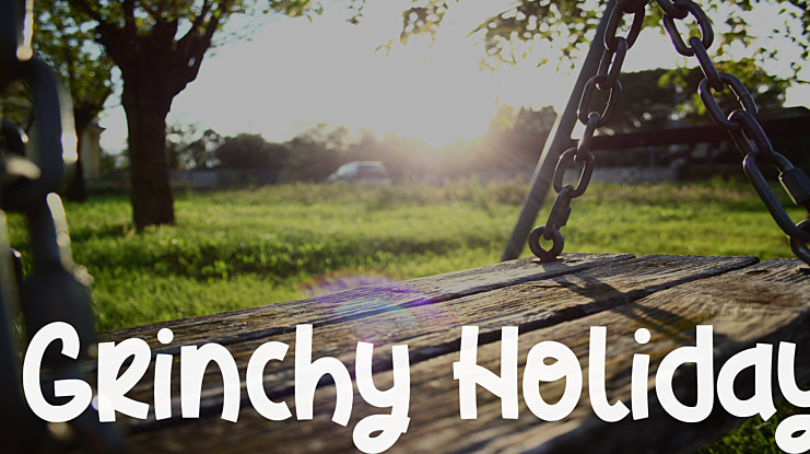 Grinchy Holiday Font