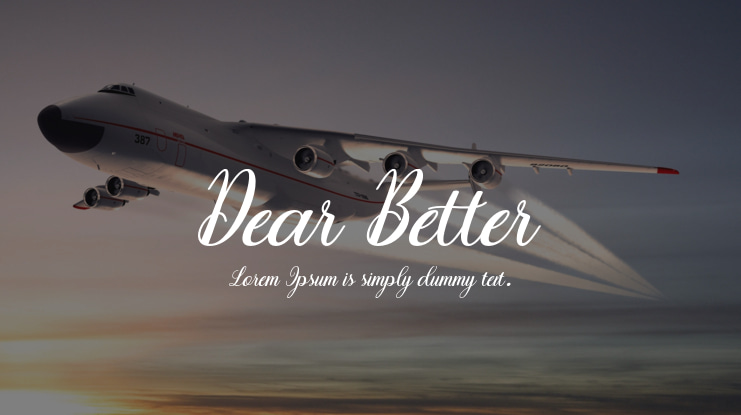 Dear Better Font