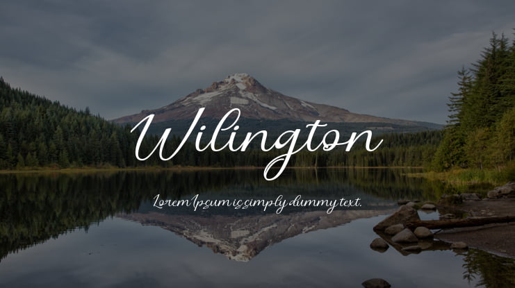 Wilington Font