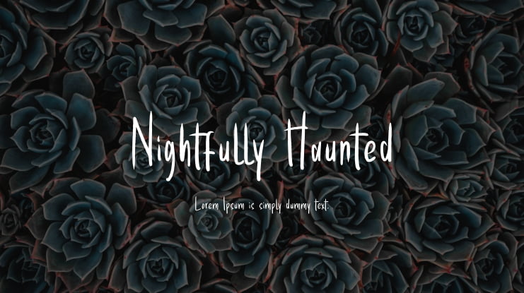 Nightfully Haunted Font