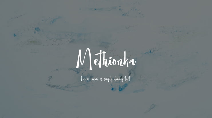 Methionka Font