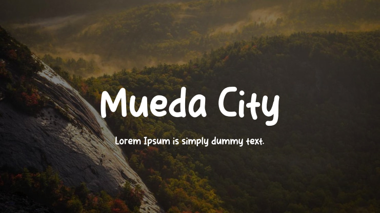 Mueda City Font