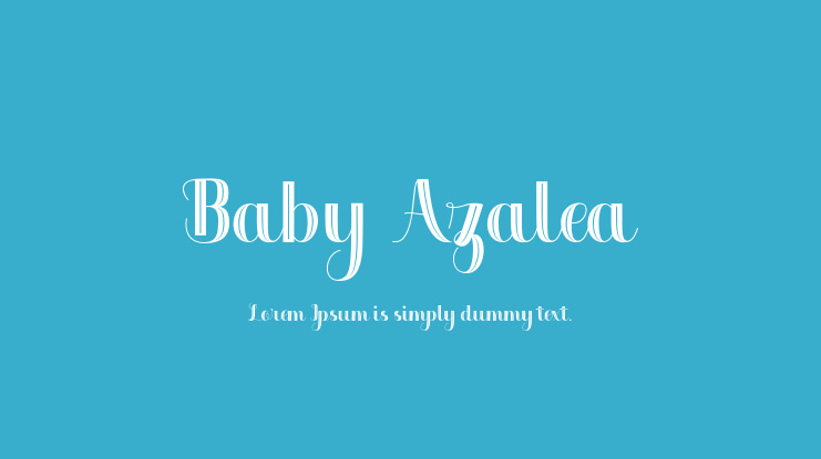 Baby Azalea Font