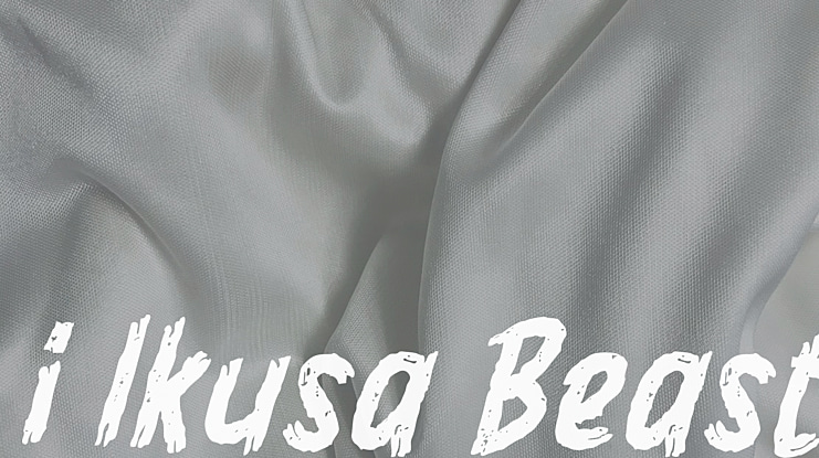 i Ikusa Beast Font