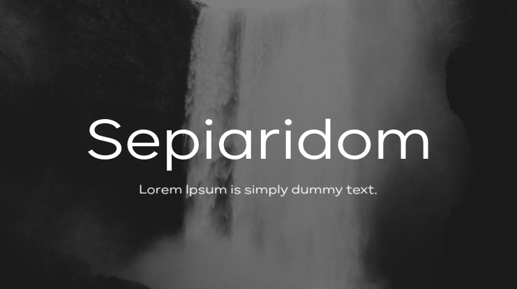 Sepiaridom Font Family