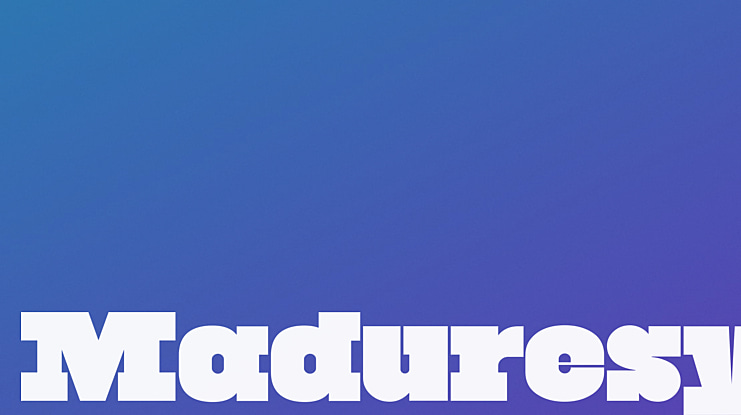 Maduresy Font