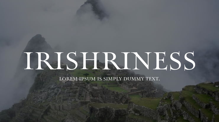 Irishriness Font