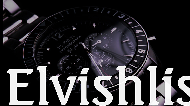 Elvishlis Font Family