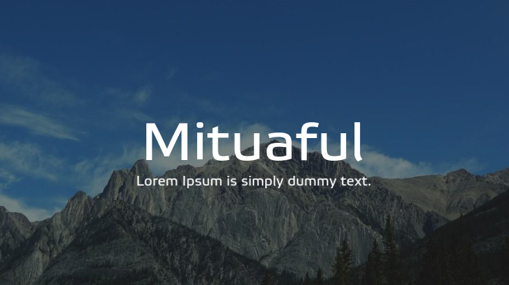 Mituaful Font Family