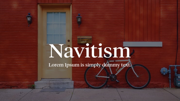 Navitism Font Family