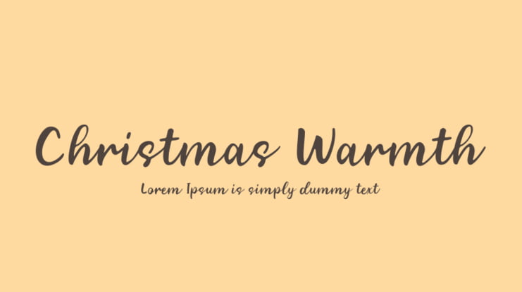 Christmas Warmth Font