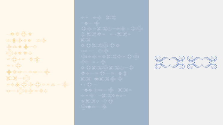 Kenshington Ornaments Font Family