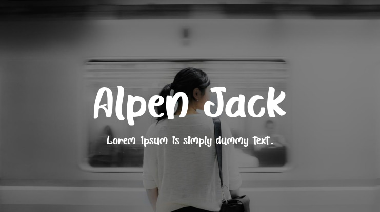 Alpen Jack Font