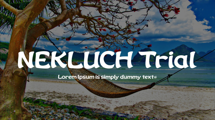 NEKLUCH Trial Font