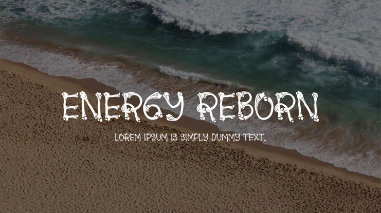 Energy Reborn Font
