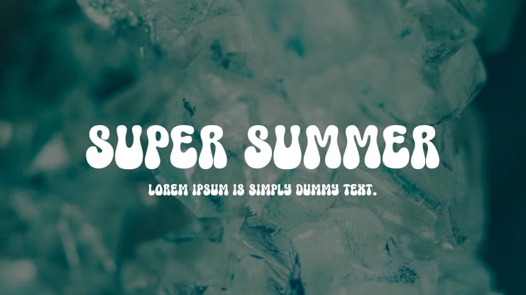 Super Summer Font
