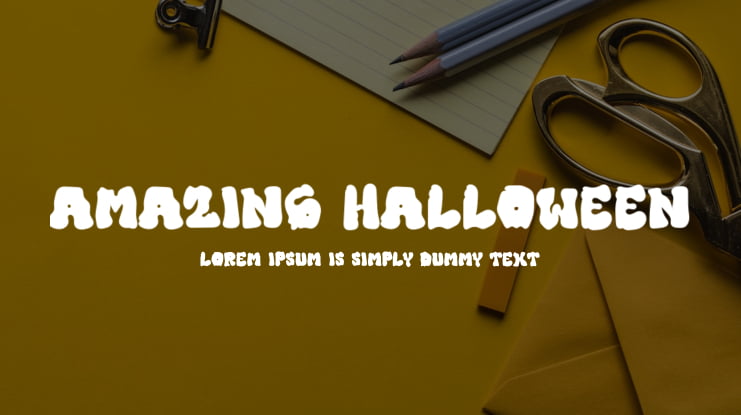 Amazing Halloween Font