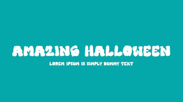 Amazing Halloween Font