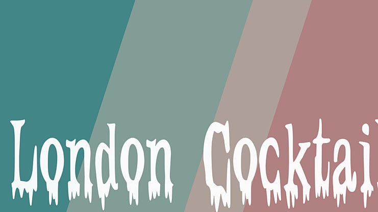 London Cocktail Font