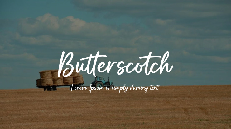 Butterscotch Font
