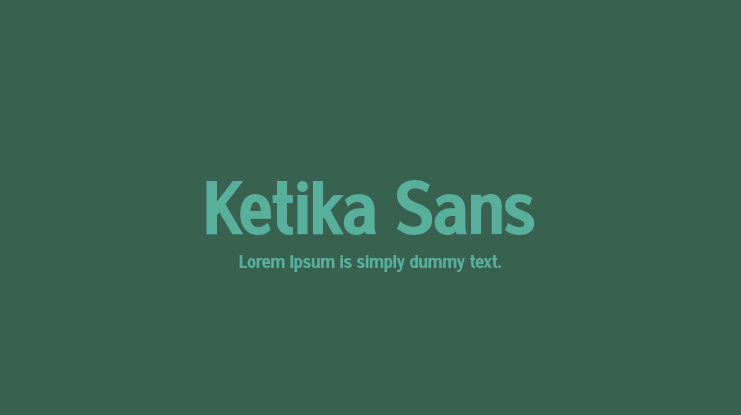 Ketika Sans Font