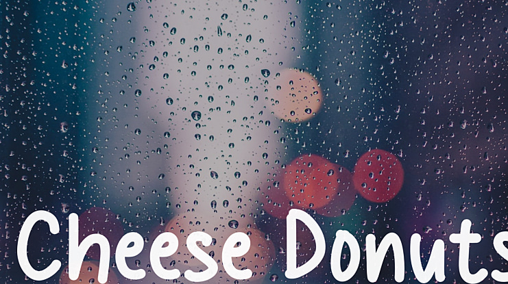 Cheese Donuts Font