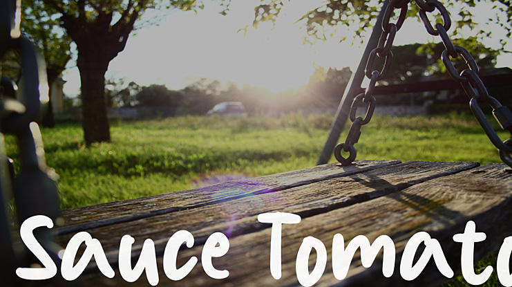 Sauce Tomato Font