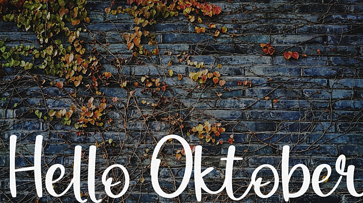 Hello Oktober Font