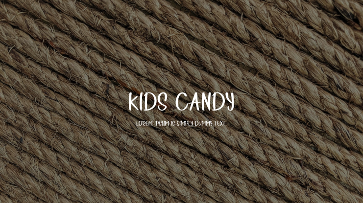 Kids Candy Font