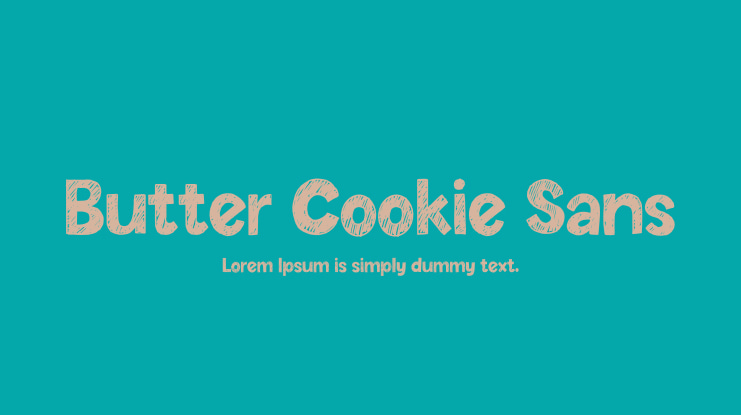 Butter Cookie Sans Font