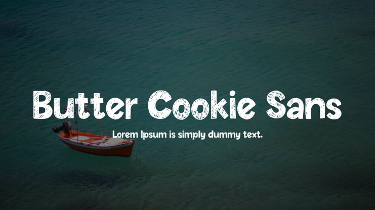 Butter Cookie Sans Font