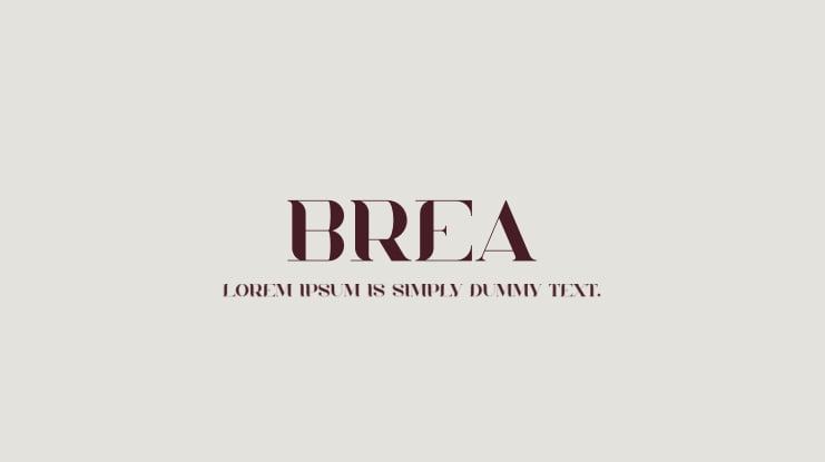 Brea Font