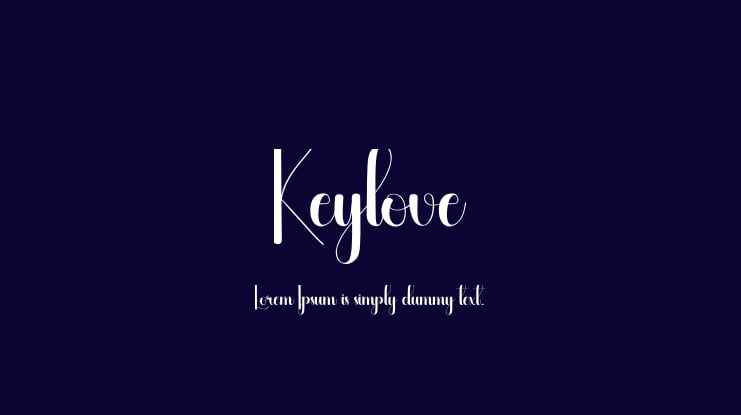 Keylove Font