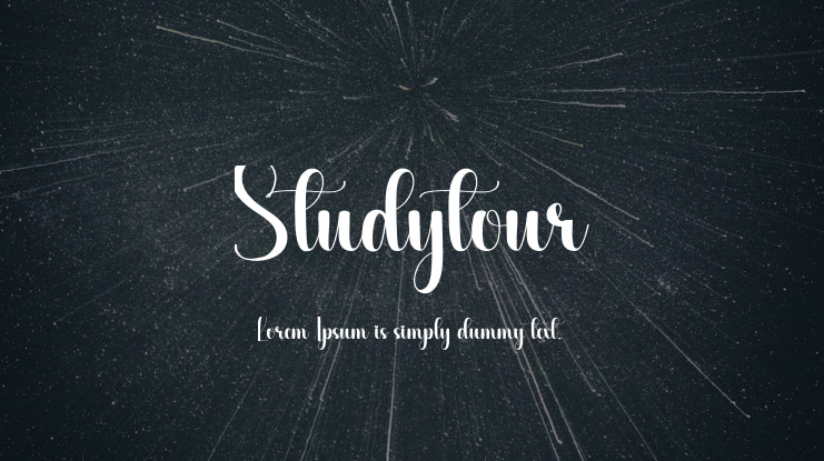Studytour Font