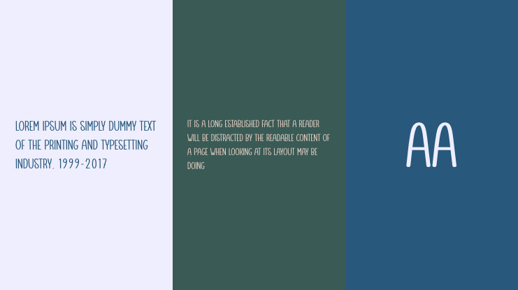 Minimalist Template Font