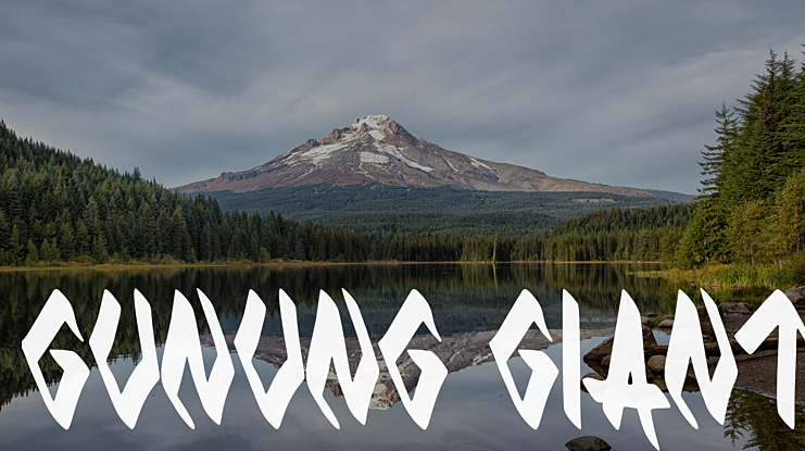 GUNUNG GIANT Font