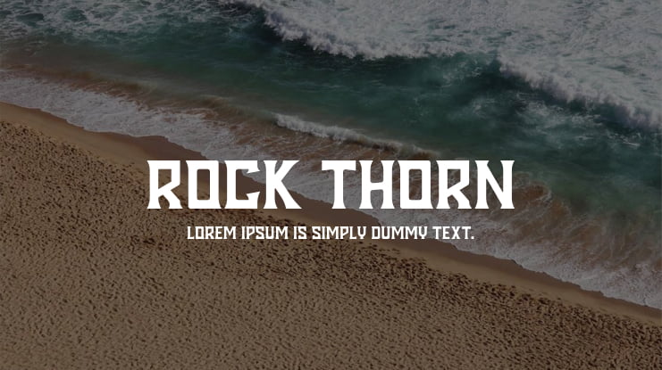 ROCK THORN Font