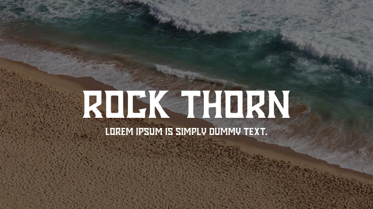 ROCK THORN Font
