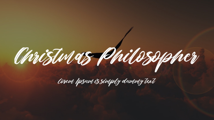 Christmas Philosopher Font