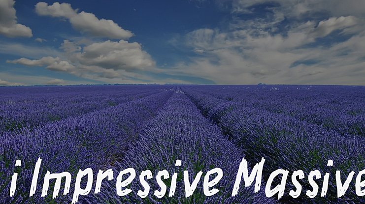 i Impressive Massive Font