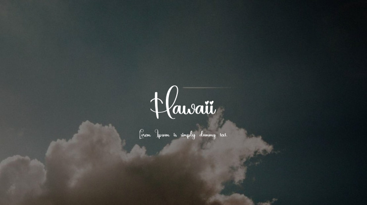 Hawaii Font