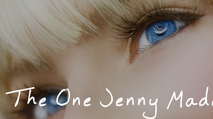 The One Jenny Made Font