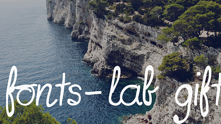 fonts-lab gift Font