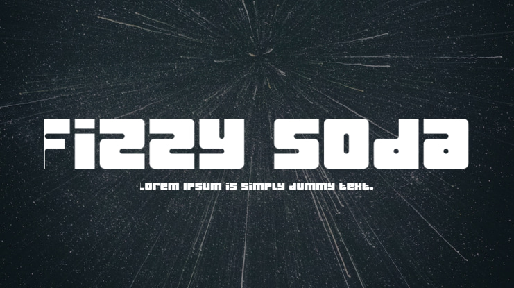 Fizzy Soda Font