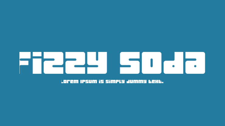 Fizzy Soda Font