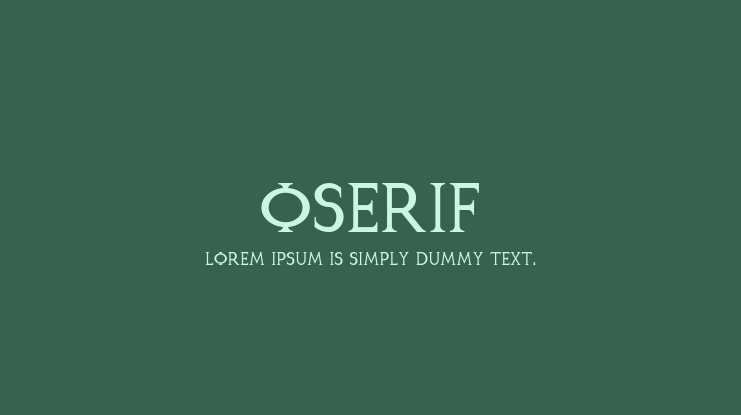 OSerif Font