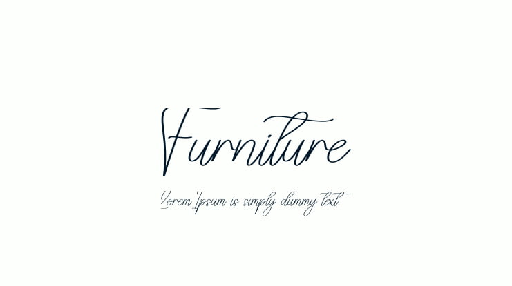 Furniture Font
