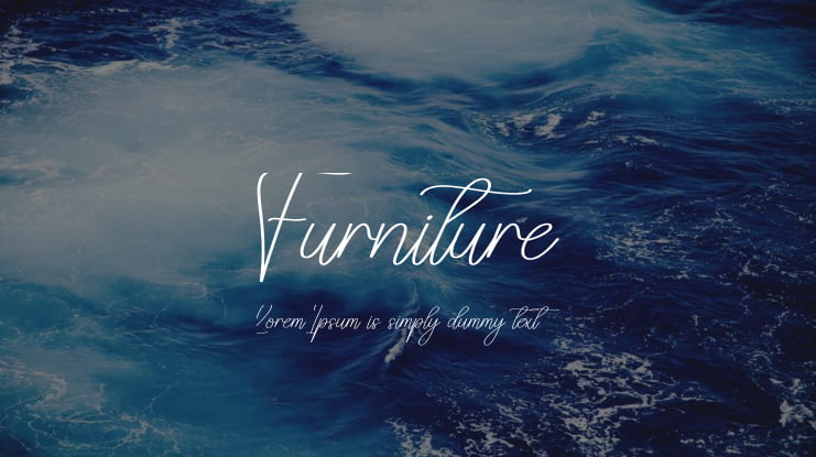 Furniture Font